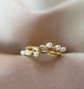 Lumi Pearl Ring Gold-plated
