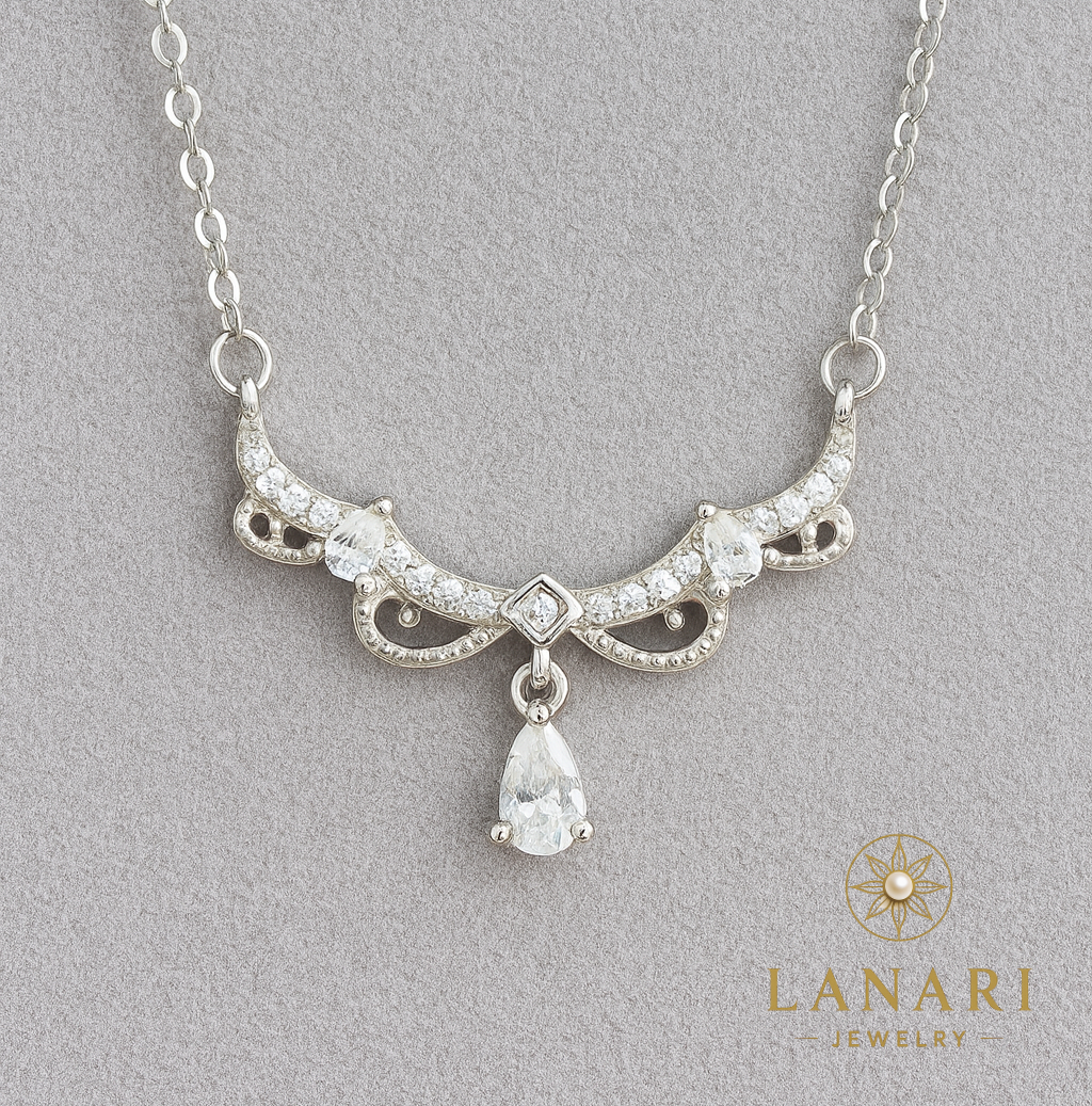 Luna Regal Necklace 925Silver