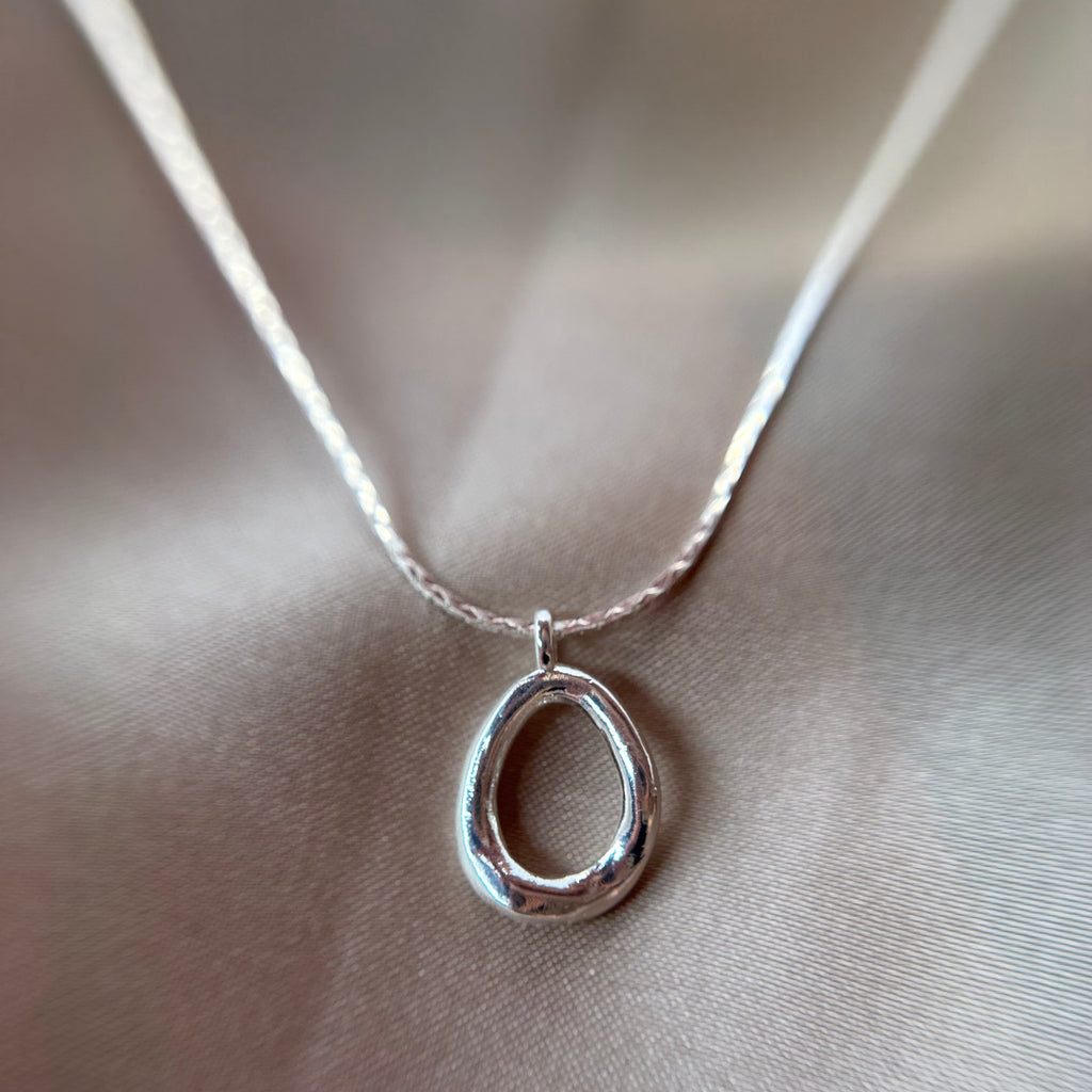 Silver Circle Necklace 925Silver