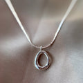 Silver Circle Necklace 925Silver