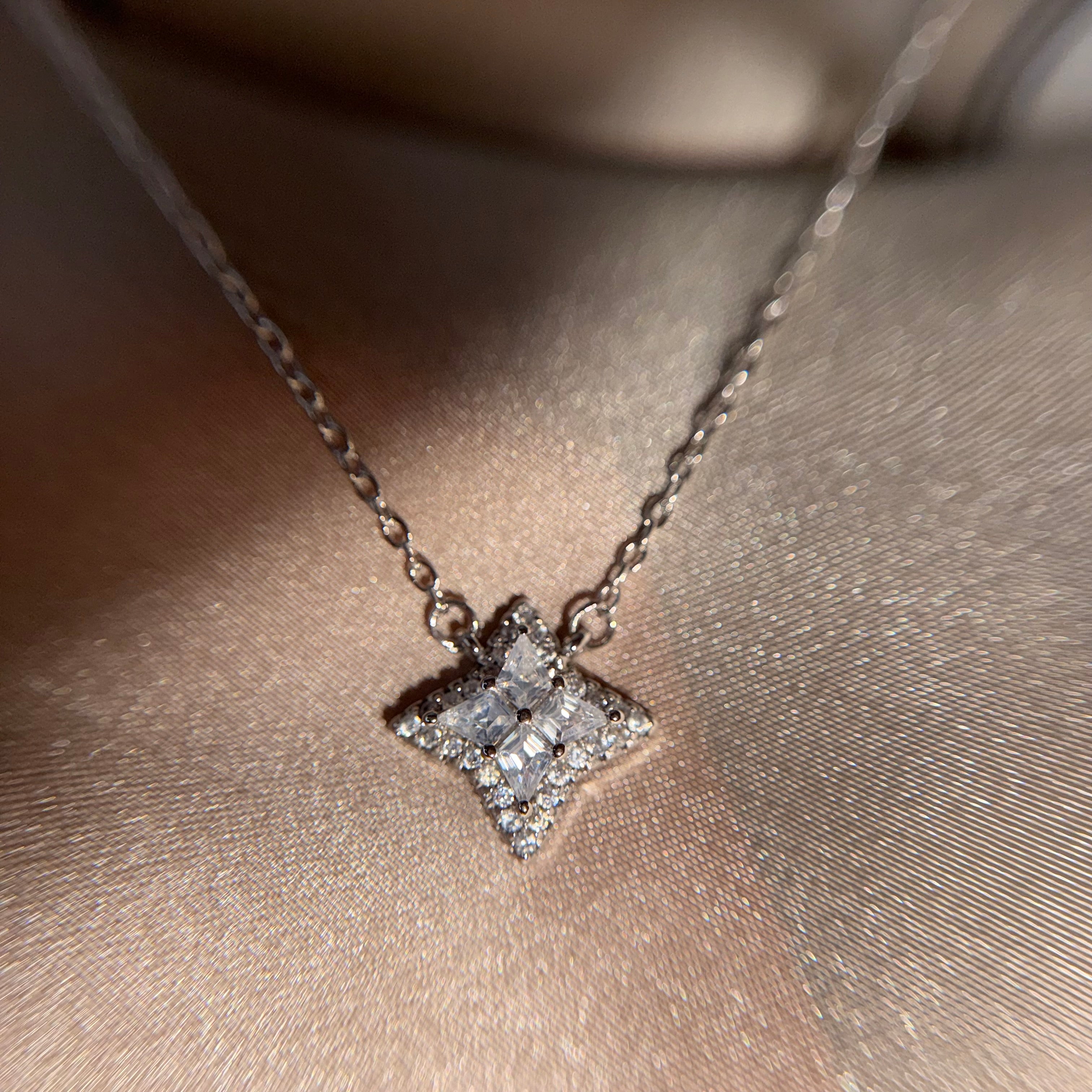 Sparkle Star Necklace 925Silver