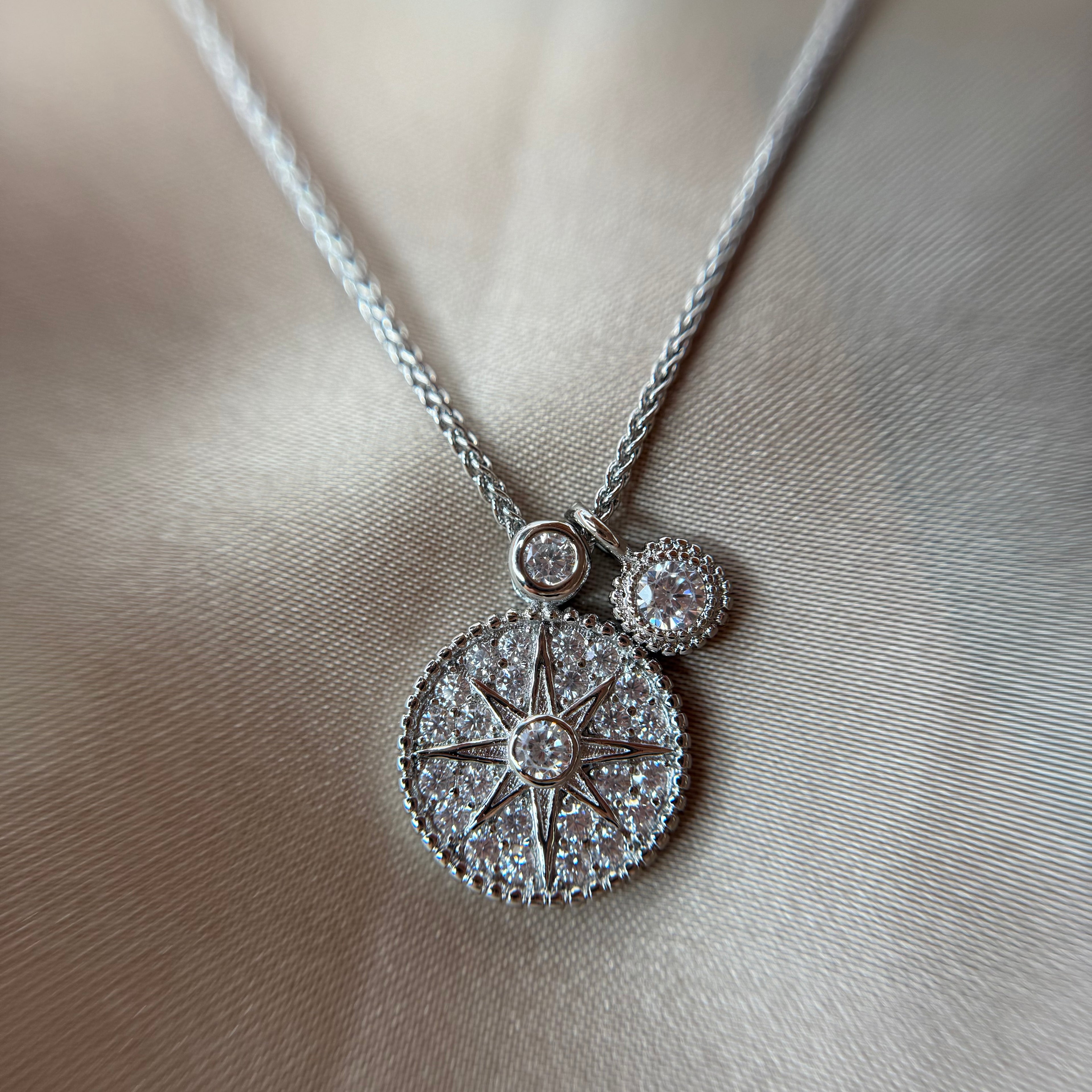Lunar Silver Necklace 925Silver