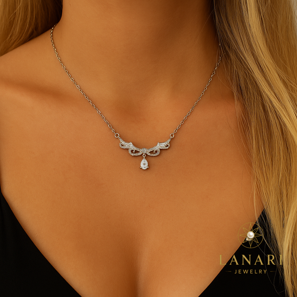 Luna Regal Necklace 925Silver