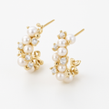 Floral Pearl Studs