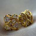 Radiant Gold Studs 18k gold-plated