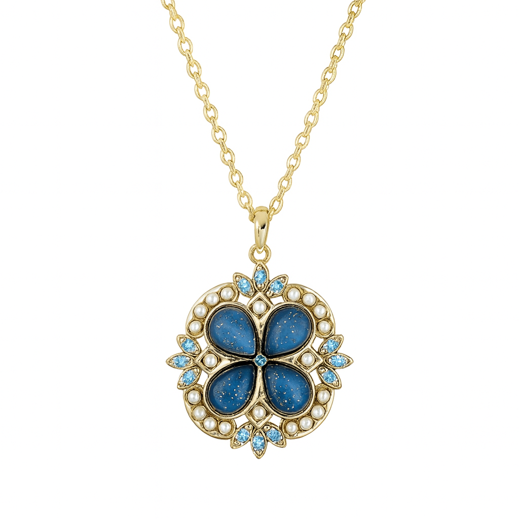 Royal Bloom Necklace Gold-plated